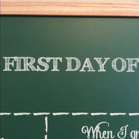 First Day Of school memory board - Picture 2 of 6